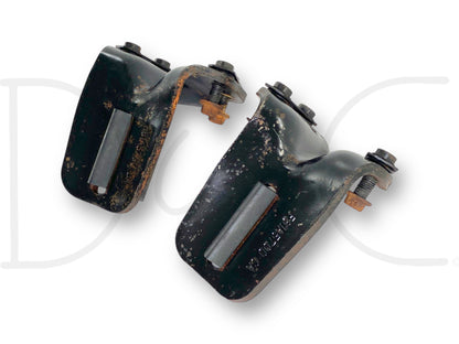 99-16 Ford F250 F350 Rear Auxiliary Leaf Spring Overload Bracket Set OE