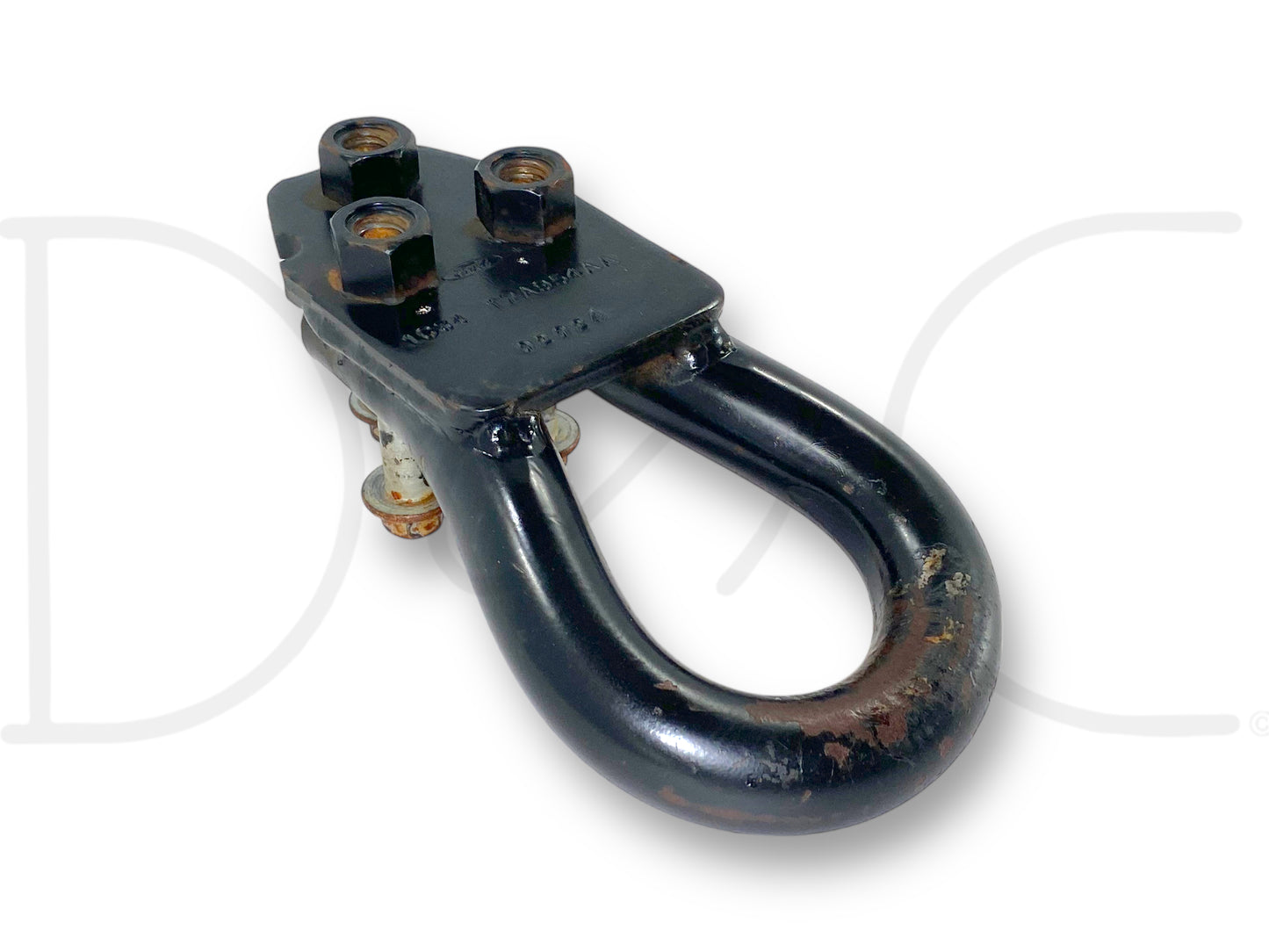 00-07 Ford F250 F350 Tow Hook Recovery Loop Black W/ Bolts 1C34-17A954-Aa