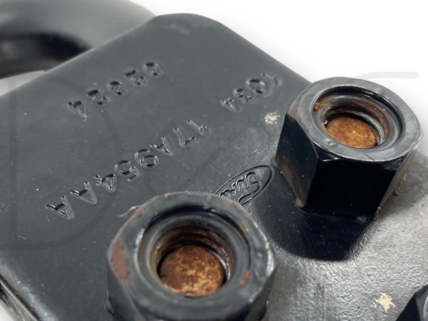 00-07 Ford F250 F350 Tow Hook Recovery Loop Black W/ Bolts 1C34-17A954-Aa