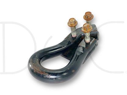 00-07 Ford F250 F350 Tow Hook Recovery Loop Black W/ Bolts 1C34-17A954-Aa