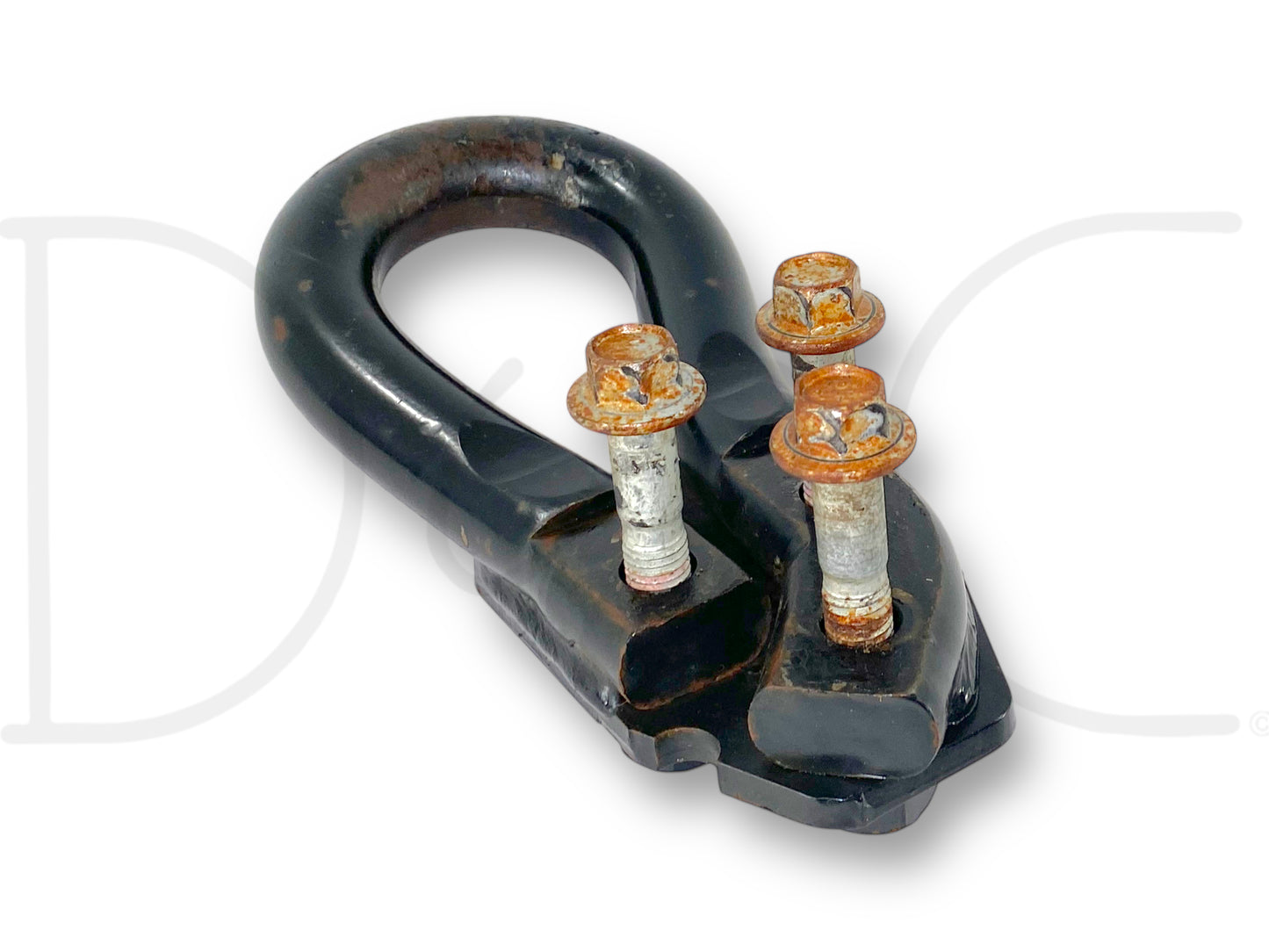 00-07 Ford F250 F350 Tow Hook Recovery Loop Black W/ Bolts 1C34-17A954-Aa