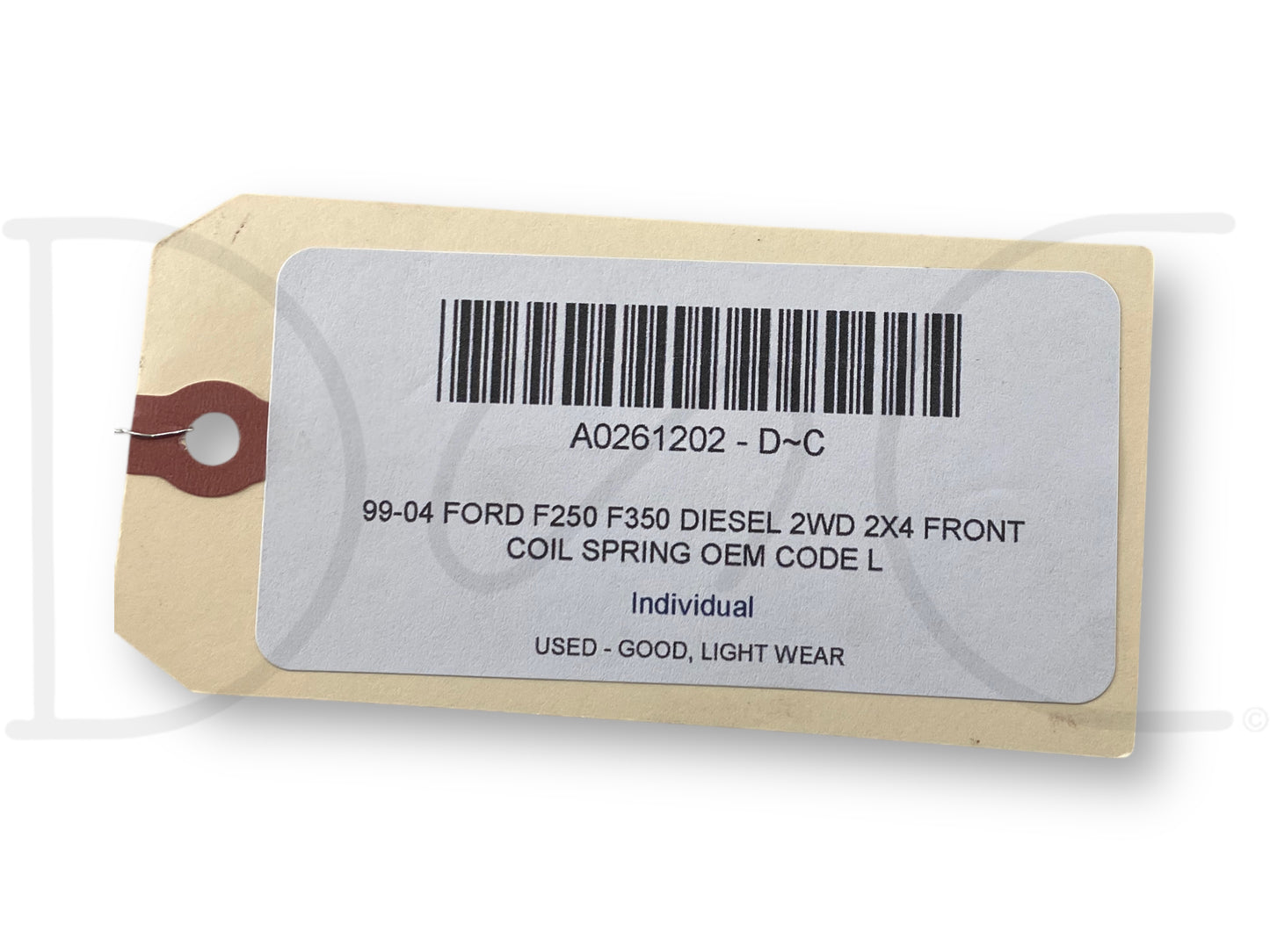 99-04 Ford F250 F350 Diesel 2WD 2X4 Front Coil Spring OEM Code L