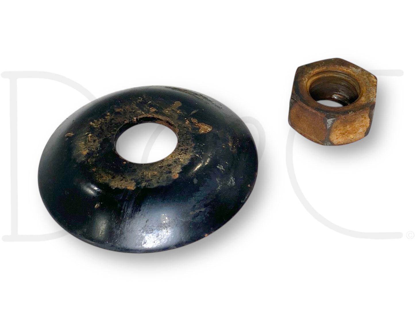 99-07 Ford F250 F350 Front Lower Coil Spring Retainer Washer W/ Nut 2WD