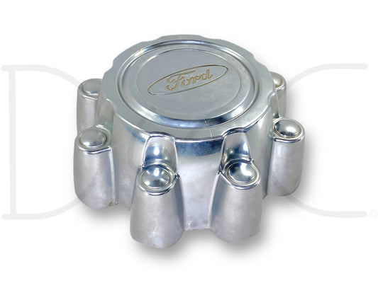99-04 Ford F250 F350 Super Duty Wheel Center Hub Cap Hubcap Chrome OEM