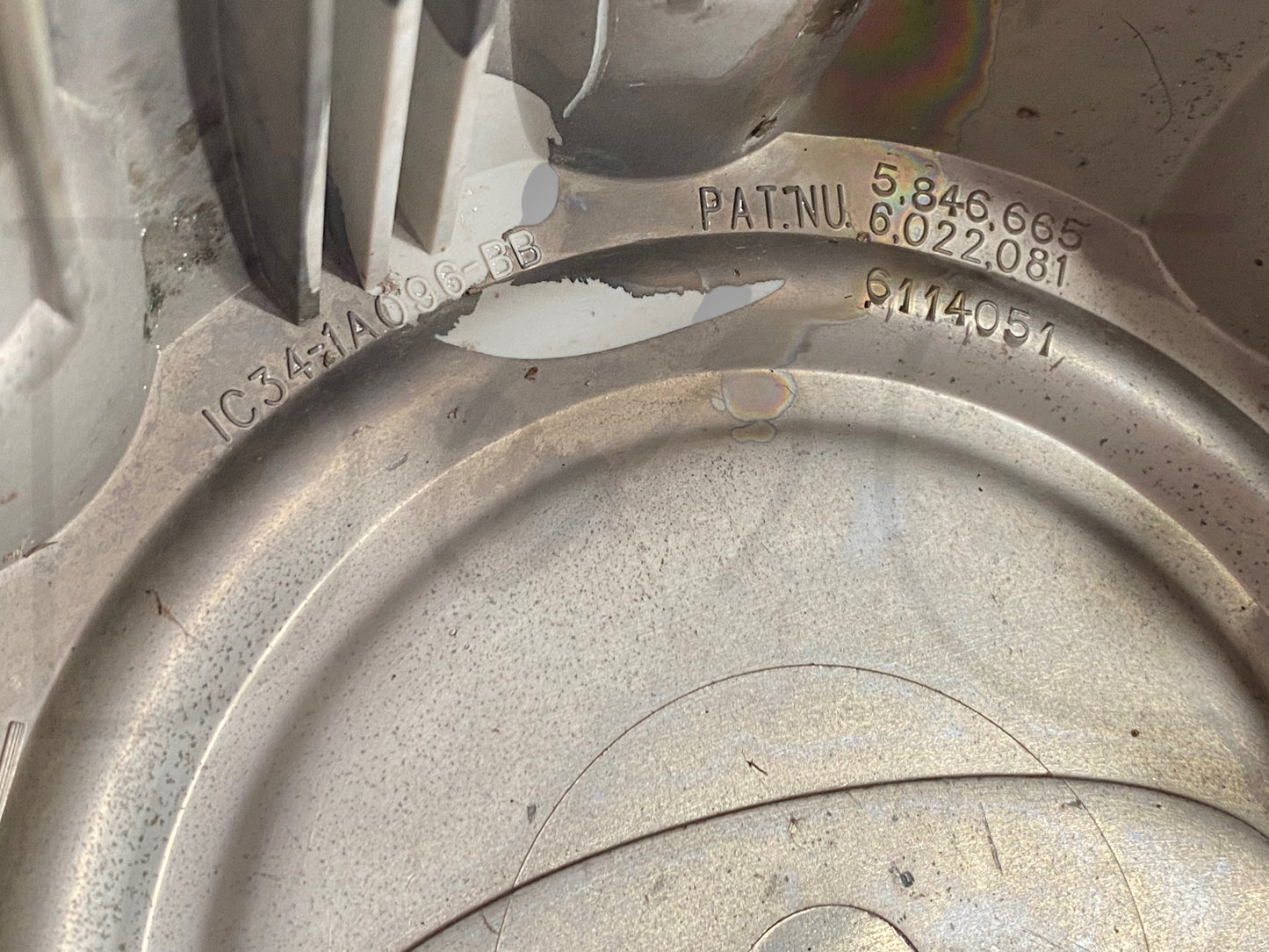 99-04 Ford F250 F350 Super Duty Wheel Center Hub Cap Hubcap Chrome OEM