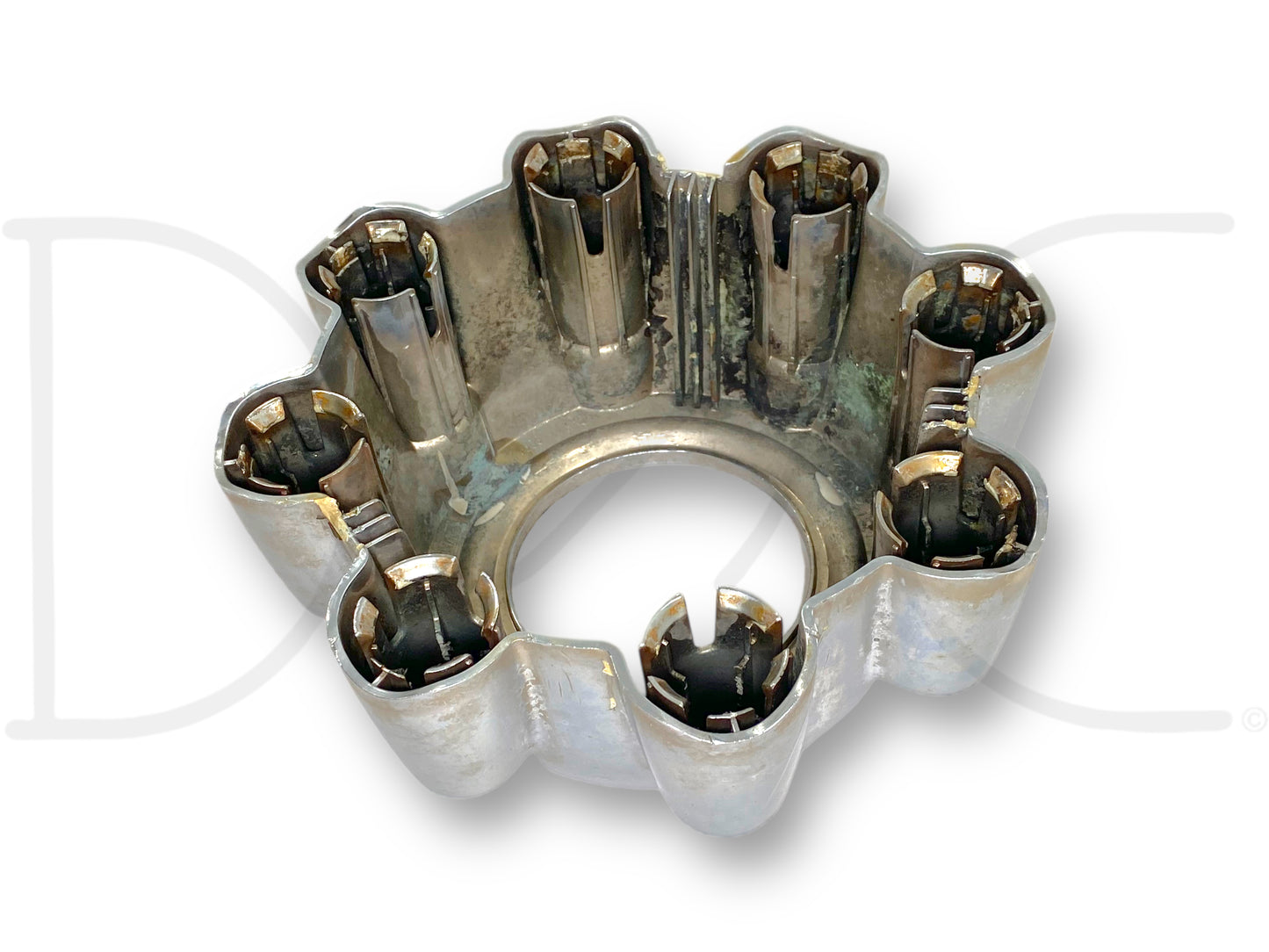 99-04 Ford F250 F350 Super Duty 4X4 Front Wheel Center Hub Cap Hubcap Chrome OEM