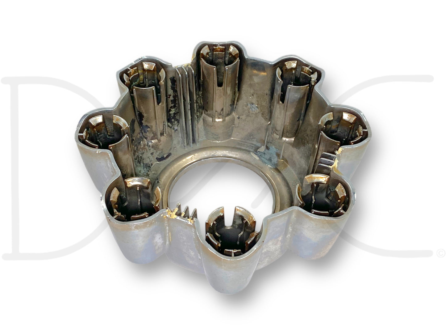 99-04 Ford F250 F350 Super Duty 4X4 Front Wheel Center Hub Cap Hubcap Chrome OEM