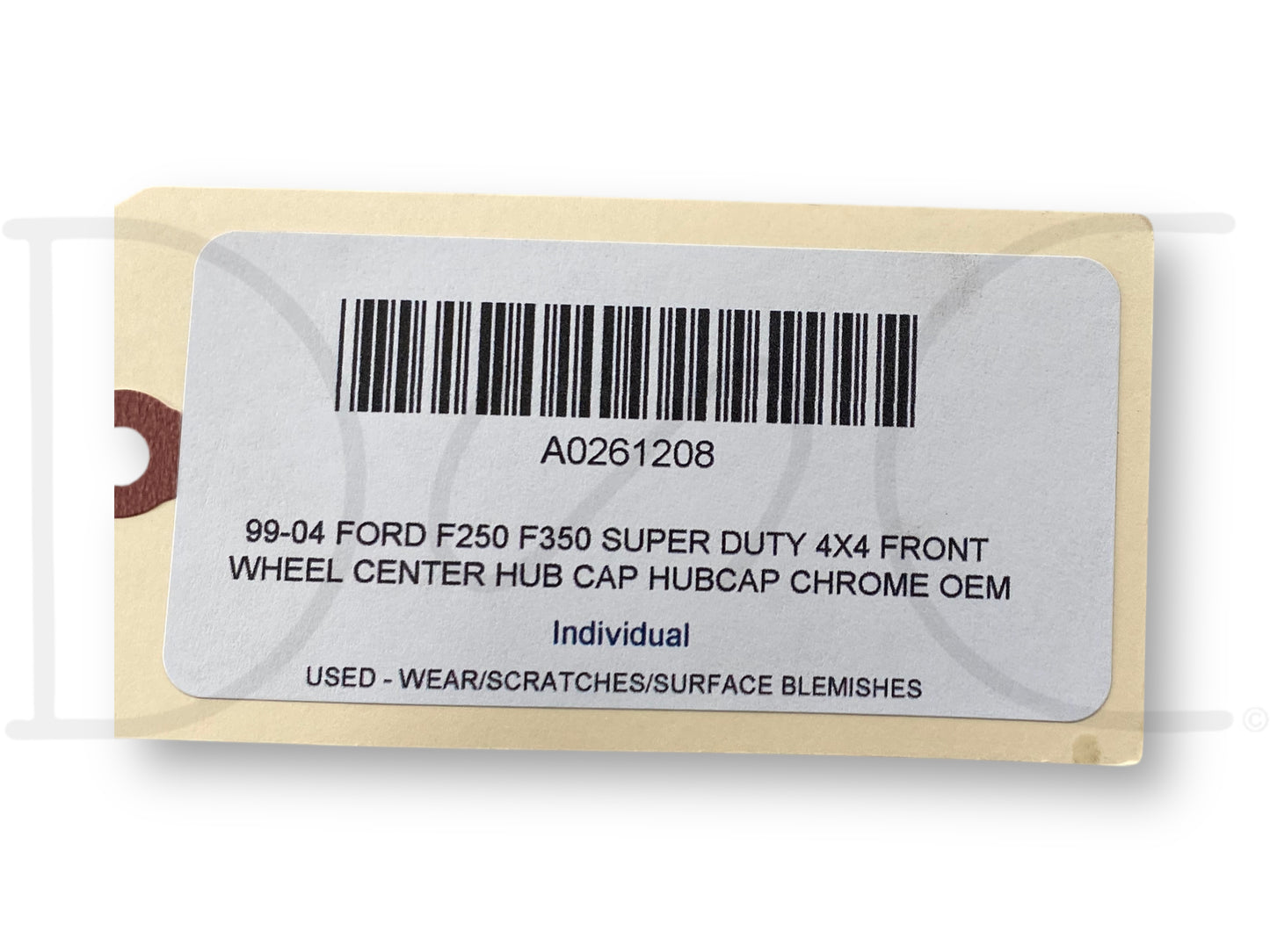 99-04 Ford F250 F350 Super Duty 4X4 Front Wheel Center Hub Cap Hubcap Chrome OEM