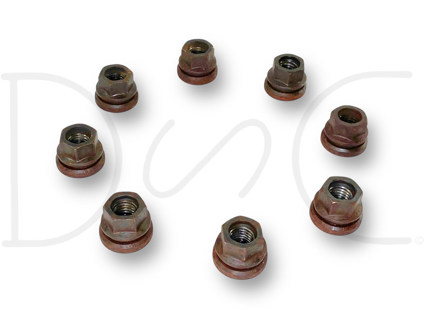 99-02 Ford F250 F350 Lug Nut Set Of 8 Coarse Thread Lug Nuts 21MM OE