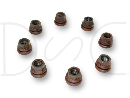 99-02 Ford F250 F350 Lug Nut Set Of 8 Coarse Thread Lug Nuts 21MM OE