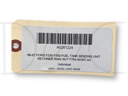 99-07 Ford F250 F350 Fuel Tank Sending Unit Retainer Ring Nut F75A-9A307-AC