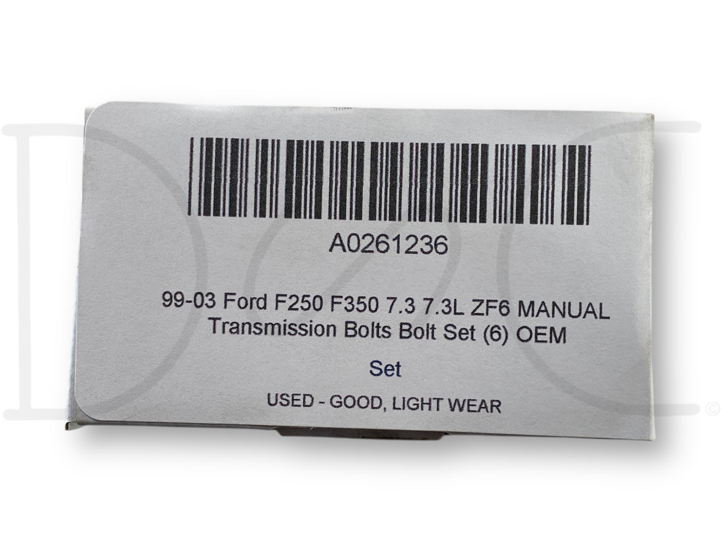 99-03 Ford F250 F350 7.3 7.3L ZF6 Manual Transmission Bolts Bolt Set (6) OEM