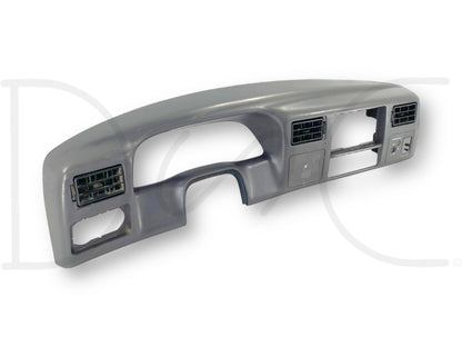 99-04 Ford F250 F350 Super Duty Dash Bezel Radio Cluster Trim Panel Gray *Blem*