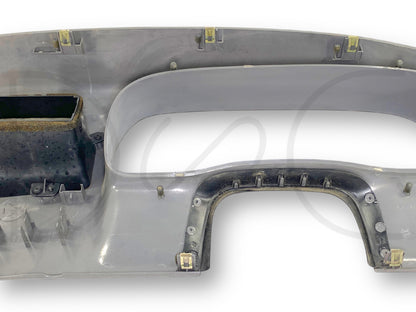 99-04 Ford F250 F350 Super Duty Dash Bezel Radio Cluster Trim Panel Gray *Blem*