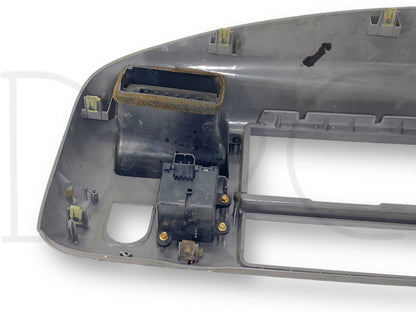 99-04 Ford F250 F350 Super Duty Dash Bezel Radio Cluster Trim Panel Gray *Blem*