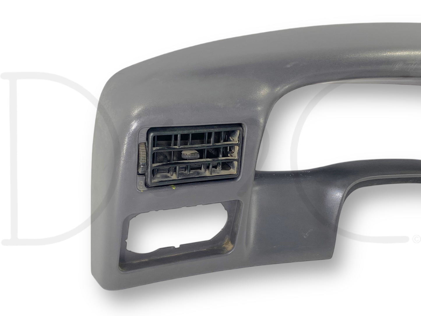 99-04 Ford F250 F350 Super Duty Dash Bezel Radio Cluster Trim Panel Gray *Blem*