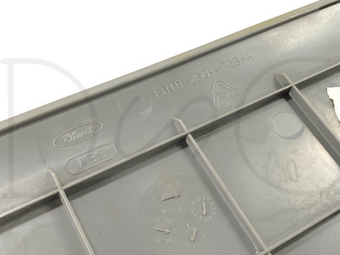 99-04 Ford F250 F350 Lower Dash Fuse Panel Cover Trim Gray OE F81B-25044F08-A