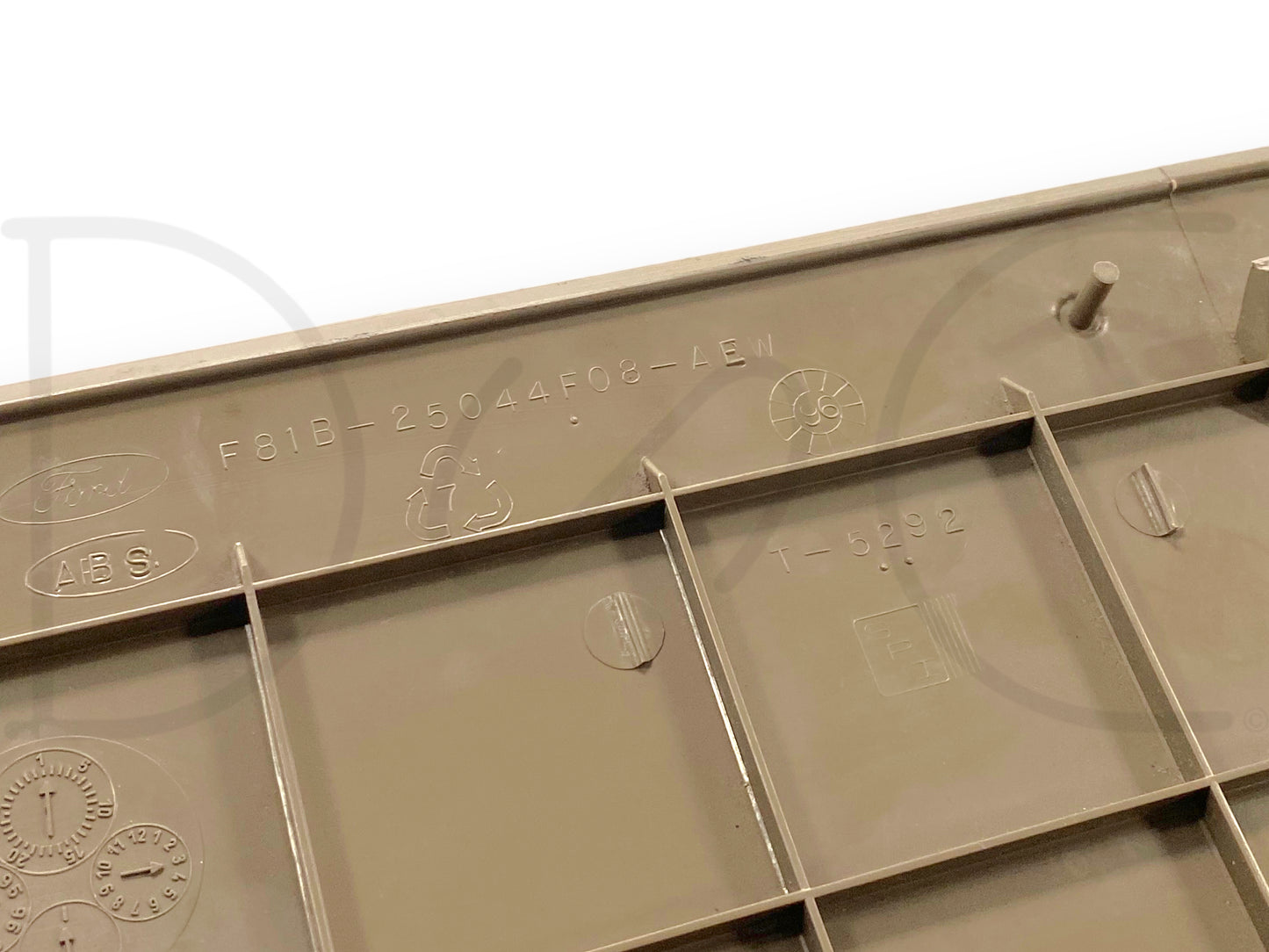 99-04 Ford F250 F350 Lower Dash Fuse Panel Cover Trim Tan OE F81B-25044F08-Aew