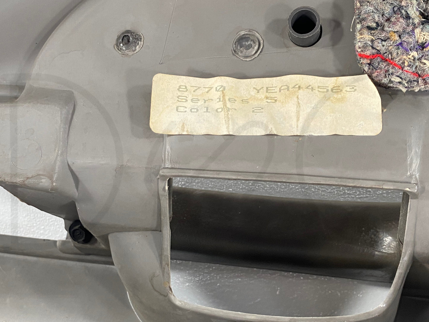 99-07 Ford F250 F350 LH Left Driver Front Door Panel Power Gray OE *Blem*