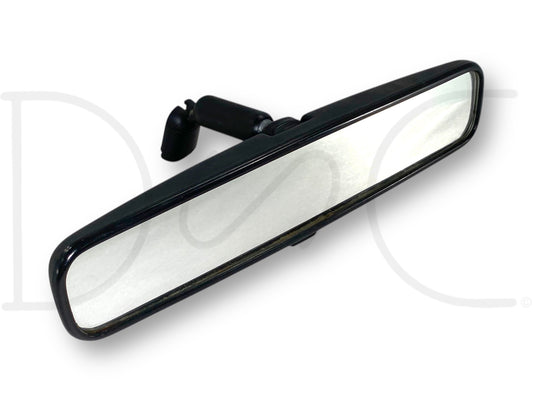 99-07 Ford F250 F350 Super Duty Interior Rear View Mirror Manual Dim OEM, used with light wear, black frame designed for Ford Super Duty trucks from 1999 to 2007.