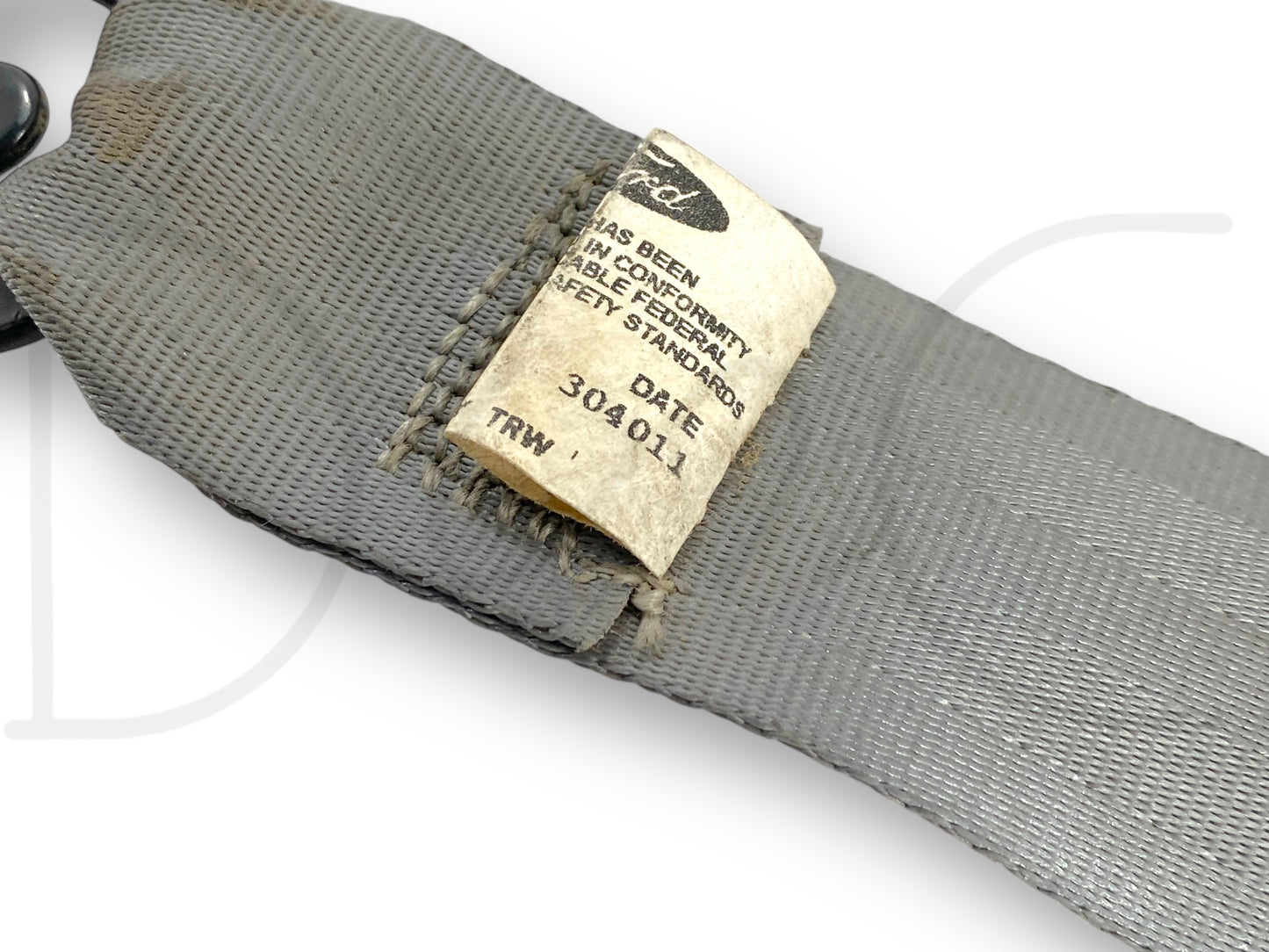 99-04 Ford F250 F350 Super Cab RH Right Passenger Rear Seat Belt Seatbelt Gray