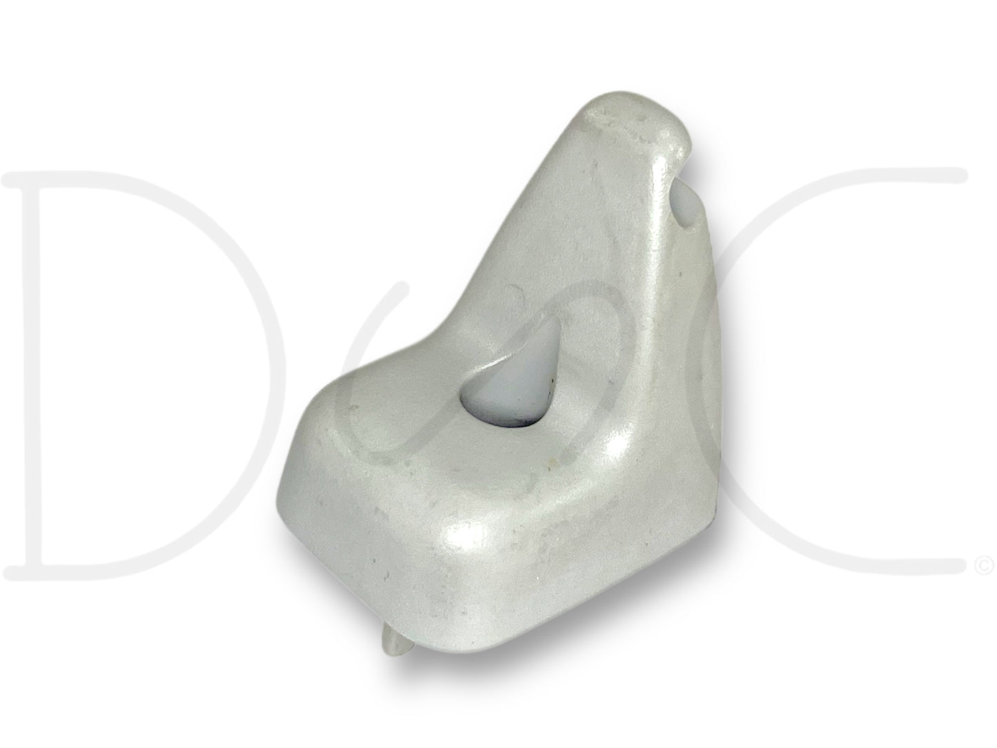 02-07 Ford F250 F350 Super Duty Sun Visor Clip Pivot Retainer Gray OEM used part in good condition with light wear, compatible with 2002-2007 Ford Super Duty trucks.