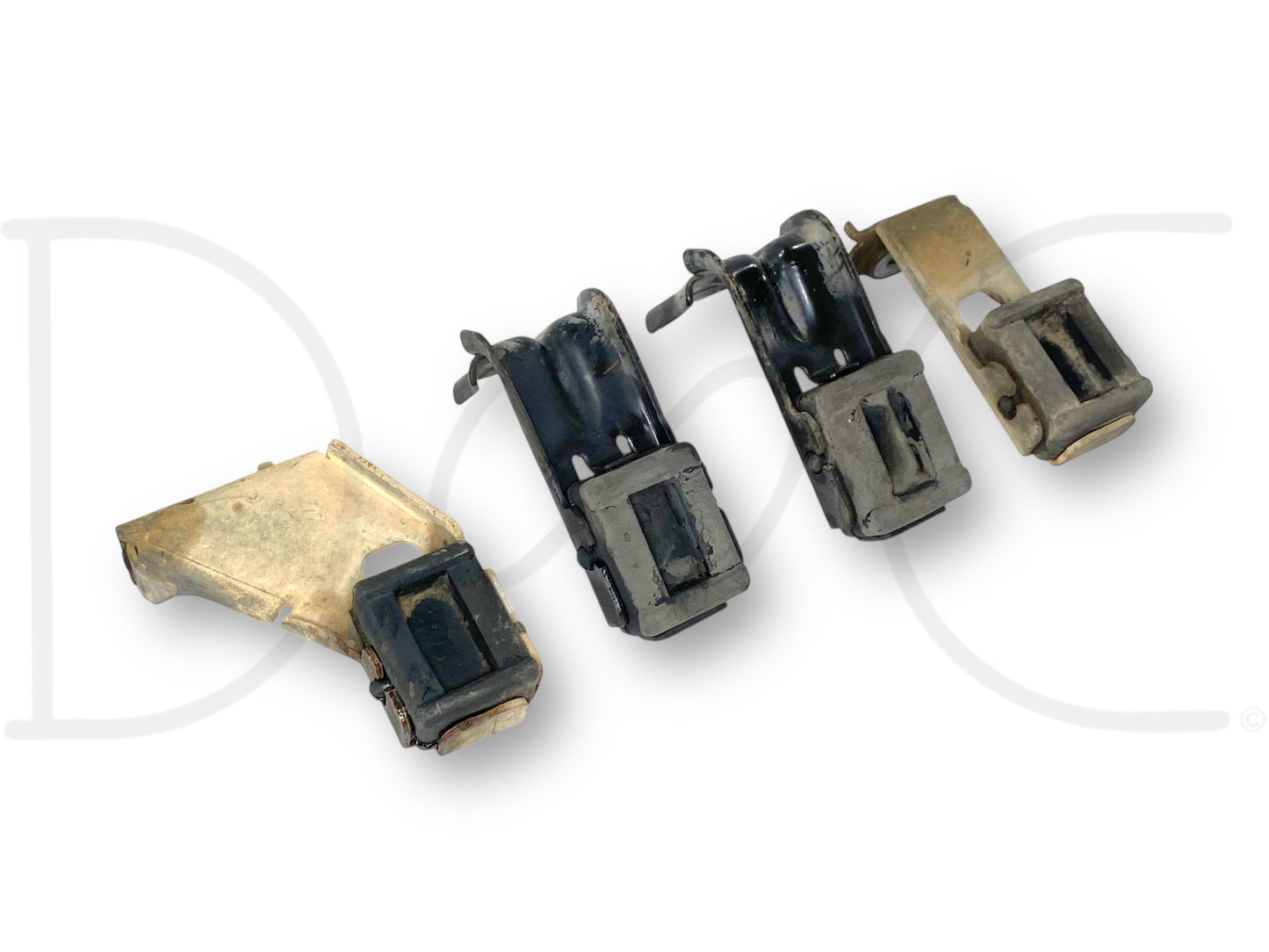 99-03 Ford F250 F350 Super Duty A/C Condenser Upper & Lower Bracket Set OEM