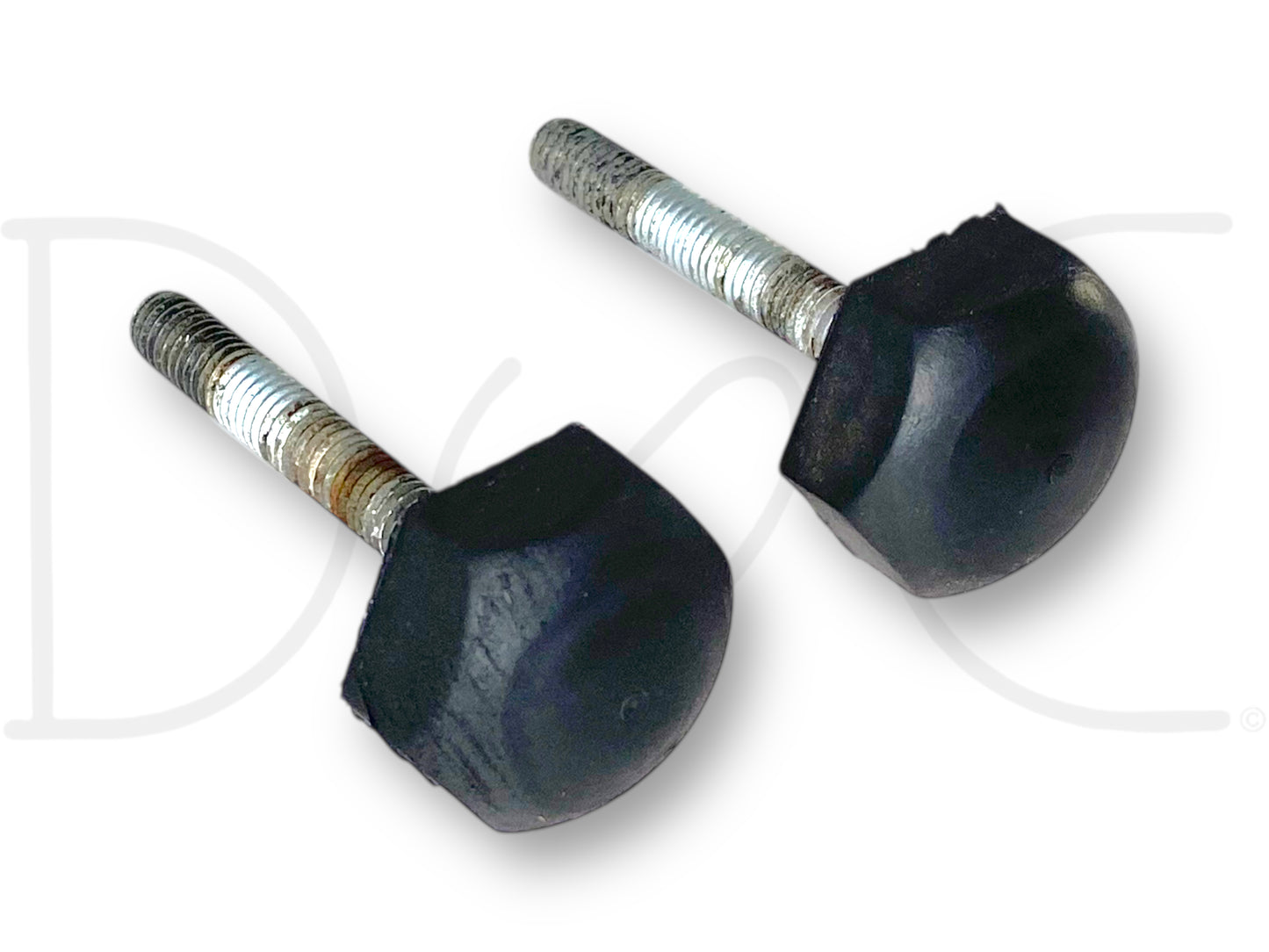 99-07 Ford F250 F350 Super Duty Hood Stop Bumper Rest Pair (2) Bumpers Stops OE