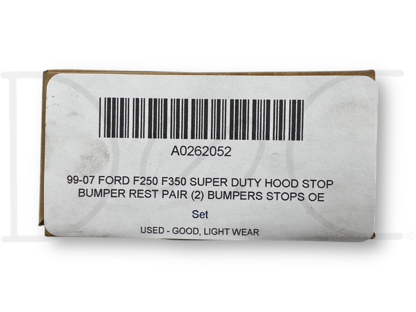 99-07 Ford F250 F350 Super Duty Hood Stop Bumper Rest Pair (2) Bumpers Stops OE