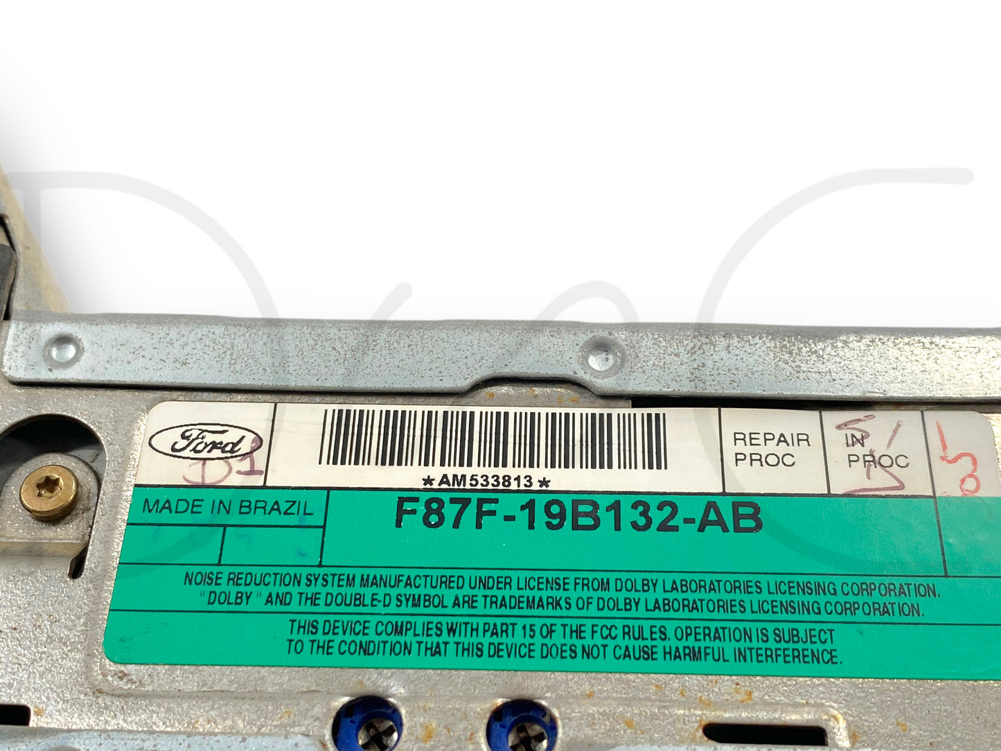 99-04 Ford F250 F350 Factory Radio Head Unit AM/FM Cassette OEM *Blem*