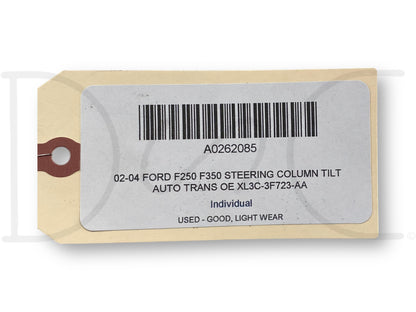 02-04 Ford F250 F350 Steering Column Tilt Auto Trans OE Xl3C-3F723-Aa