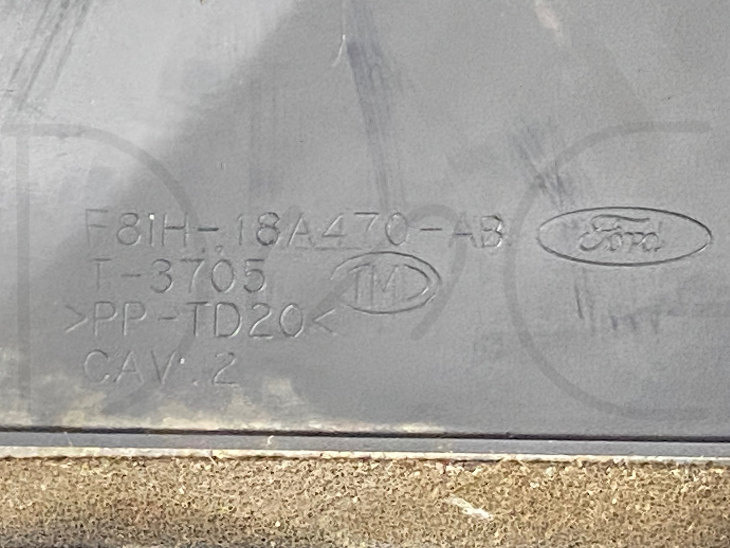 99-04 Ford F250 F350 Exterior HVAC Under Hood Air Box Blower Motor Housing OEM