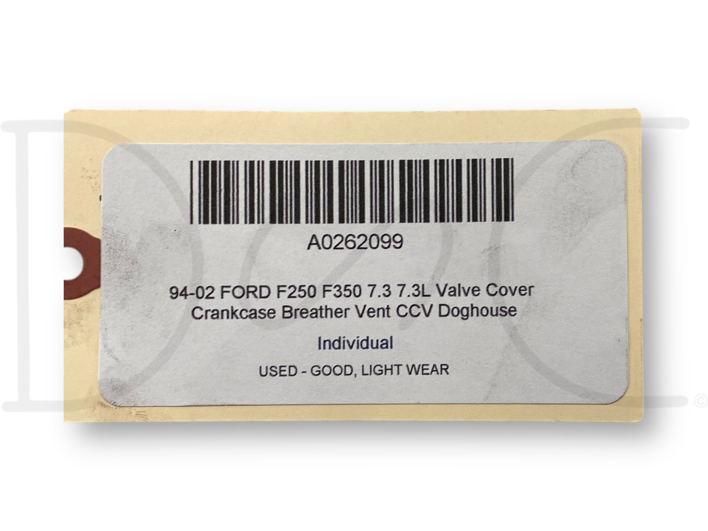 94-02 Ford F250 F350 7.3 7.3L Valve Cover Crankcase Breather Vent CCV Doghouse