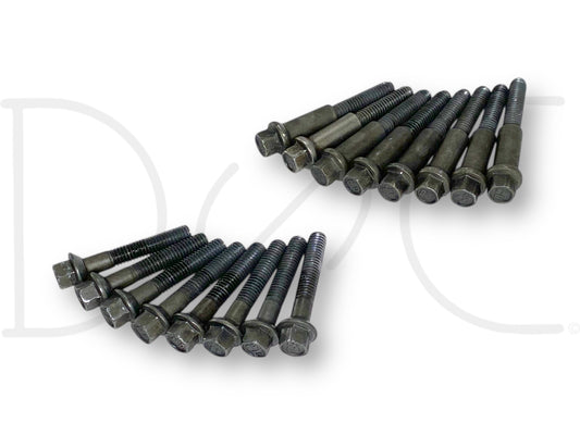 99-02 Ford F250 F350 7.3 7.3L Fuel Injector Retainer Bolts OE Bolt Set [16]