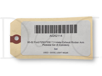 95-02 Ford F250 F350 7.3 Intake Exhaust Rocker Arm Pedestal Set (8 Cylinders)