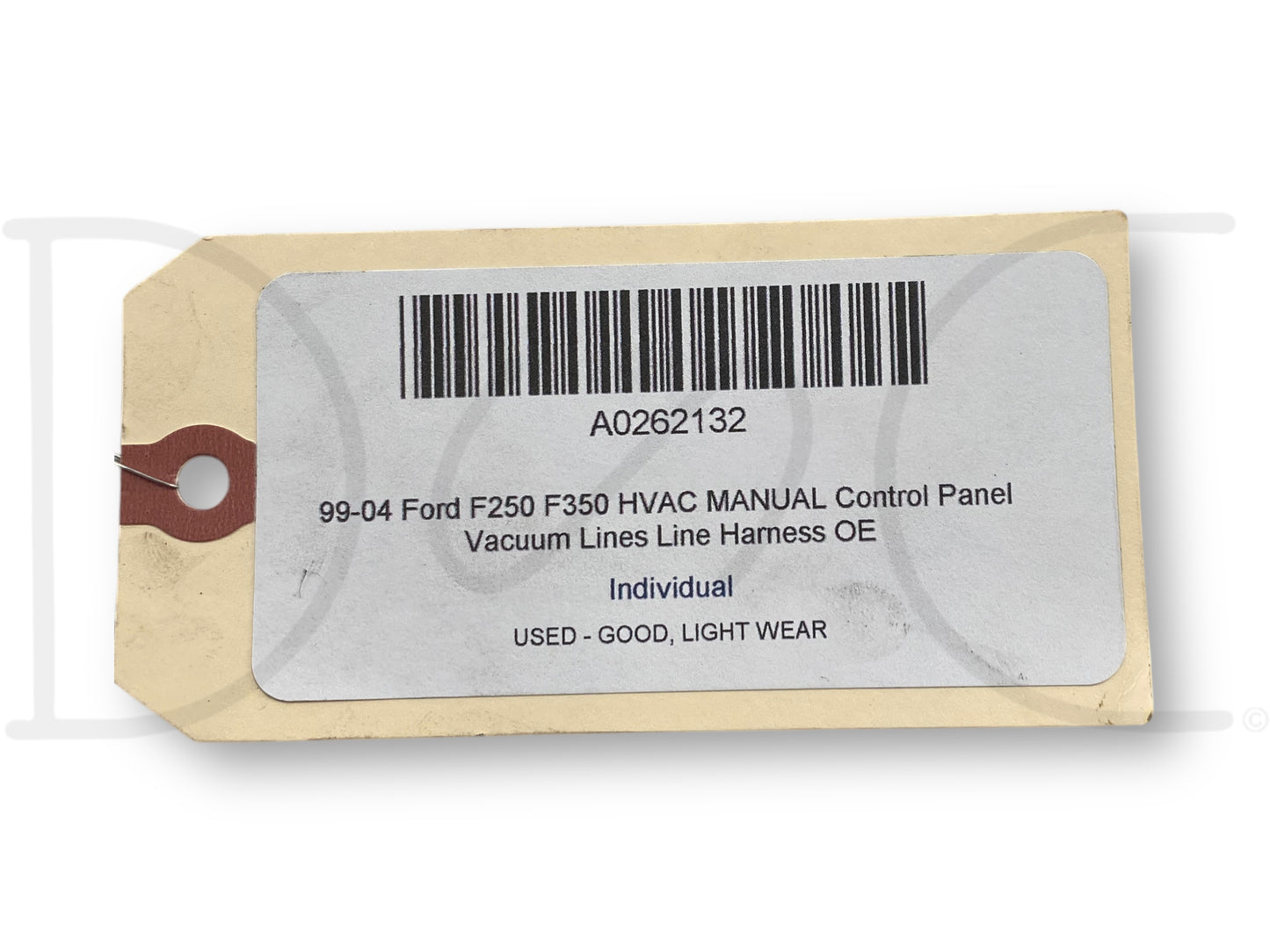 99-04 Ford F250 F350 HVAC Manual Control Panel Vacuum Lines Line Harness OE