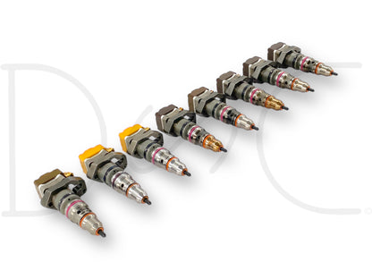 97-99 Ford F250 F350 7.3 7.3L Diesel Ab Fuel Injector Set Injectors *Cores*