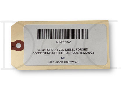 94-02 Ford 7.3 7.3L Diesel Forged Connecting Rod Set OE Rods 1812003C2