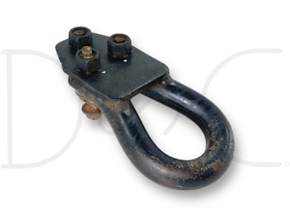 00-07 Ford F250 F350 Tow Hook Recovery Loop Black W/ Bolts 1C34-17A954-Aa