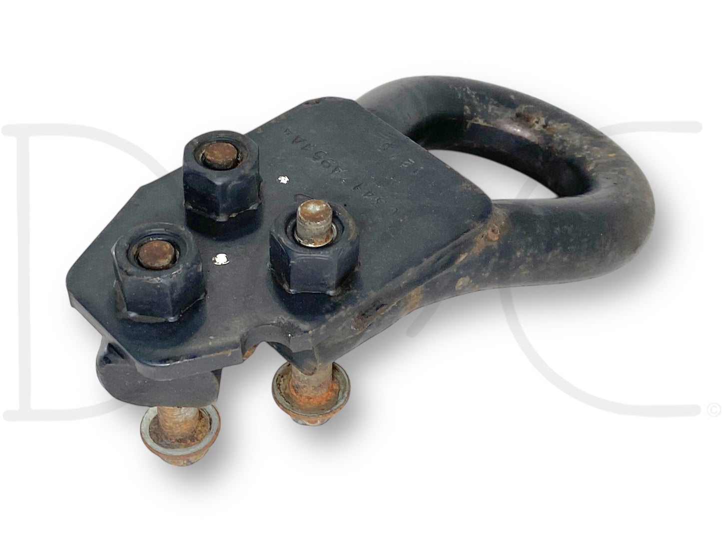 00-07 Ford F250 F350 Tow Hook Recovery Loop Black W/ Bolts 1C34-17A954-Aa