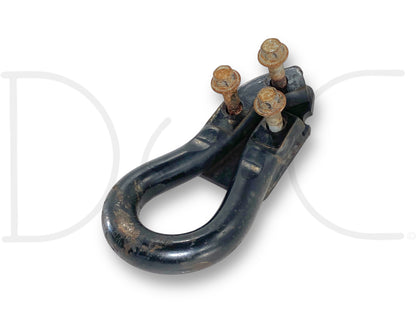00-07 Ford F250 F350 Tow Hook Recovery Loop Black W/ Bolts 1C34-17A954-Aa