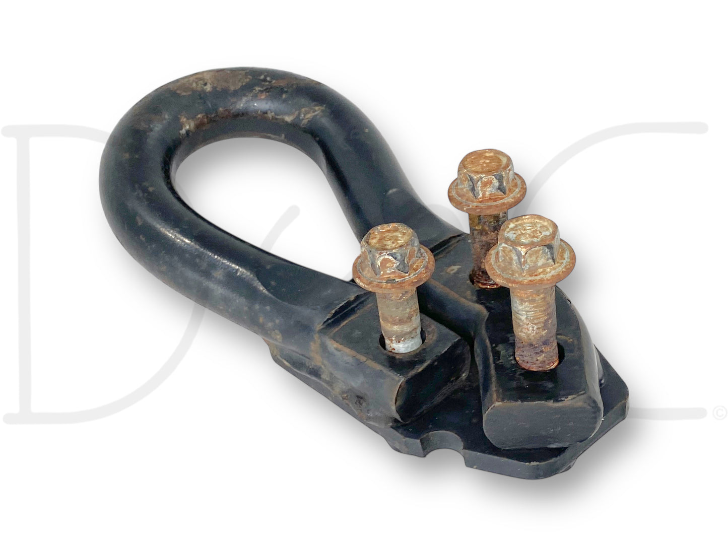 00-07 Ford F250 F350 Tow Hook Recovery Loop Black W/ Bolts 1C34-17A954-Aa