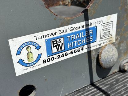 99-07 Ford F250 F350 Gooseneck Hitch B&W Turnover Ball