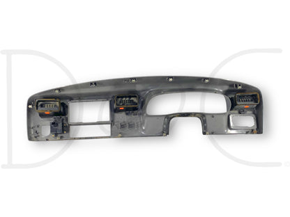 99-04 Ford F250 F350 Super Duty Dash Bezel Radio Cluster Trim Panel Gray *Blem*