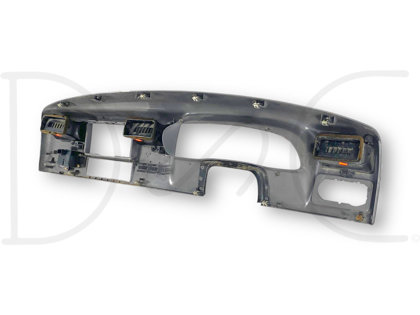 99-04 Ford F250 F350 Super Duty Dash Bezel Radio Cluster Trim Panel Gray *Blem*