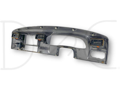99-04 Ford F250 F350 Super Duty Dash Bezel Radio Cluster Trim Panel Gray *Blem*