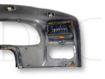 99-04 Ford F250 F350 Super Duty Dash Bezel Radio Cluster Trim Panel Gray *Blem*