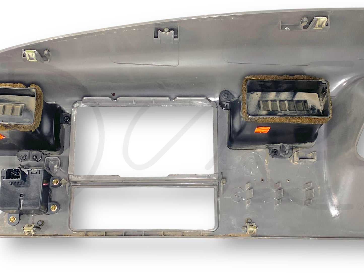 99-04 Ford F250 F350 Super Duty Dash Bezel Radio Cluster Trim Panel Gray *Blem*