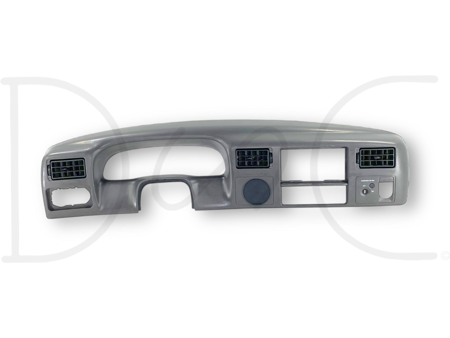 99-04 Ford F250 F350 Super Duty Dash Bezel Radio Cluster Trim Panel Gray *Blem*