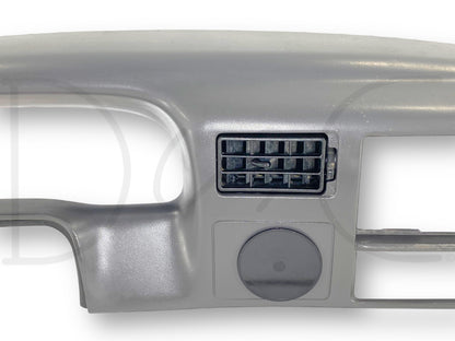 99-04 Ford F250 F350 Super Duty Dash Bezel Radio Cluster Trim Panel Gray *Blem*